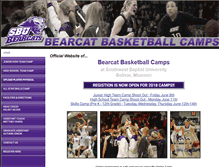 Tablet Screenshot of bearcatsbasketballcamps.com